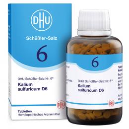 Ein aktuelles Angebot für BIOCHEMIE DHU 6 Kalium sulfuricum D6 Tabletten 900 St Tabletten Schüßler Salze Nr. 1 - 12 - jetzt kaufen, Marke DHU-Arzneimittel GmbH & Co. KG.