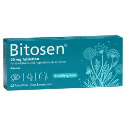 Ein aktuelles Angebot für BITOSEN 20 mg Tabletten 20 St Tabletten  - jetzt kaufen, Marke Berlin-Chemie AG.
