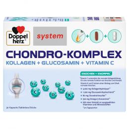 Ein aktuelles Angebot für DOPPELHERZ Chondro-Komplex syst.Komb.Tab.Kap.Stick 30 St Kombipackung  - jetzt kaufen, Marke Queisser Pharma GmbH & Co. KG.