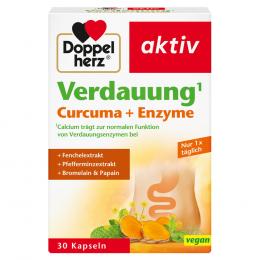 DOPPELHERZ Verdauung Curcuma+Enzyme Kapseln 30 St Kapseln