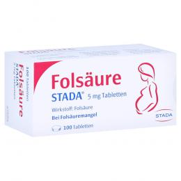 Folsäure STADA 5mg Tabletten 100 St Tabletten