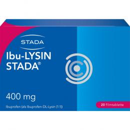 IBU-LYSIN STADA 400 mg Filmtabletten 20 St Filmtabletten