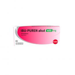 Ein aktuelles Angebot für IBU-PUREN akut 400 mg Filmtabletten 20 St Filmtabletten  - jetzt kaufen, Marke PUREN Pharma GmbH & Co. KG.