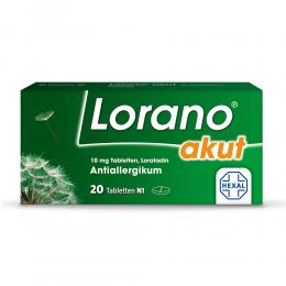 Lorano akut 20 St Tabletten