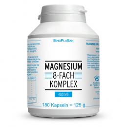MAGNESIUM 8fach Komplex 400 mg Kapseln 180 St Kapseln