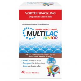 Ein aktuelles Angebot für MULTILAC Darmsynbiotikum Junior Täfelchen 40 St Täfelchen  - jetzt kaufen, Marke Unilab GmbH.