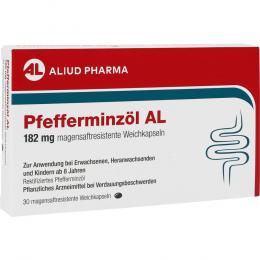 Ein aktuelles Angebot für PFEFFERMINZÖL AL 182 mg magensaftres.Weichkapseln 30 St Magensaftresistente Weichkapseln Magen & Darm - jetzt kaufen, Marke ALIUD Pharma GmbH.