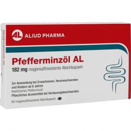 Ein aktuelles Angebot für PFEFFERMINZÖL AL 182 mg magensaftres.Weichkapseln 60 St Magensaftresistente Weichkapseln Magen & Darm - jetzt kaufen, Marke ALIUD Pharma GmbH.
