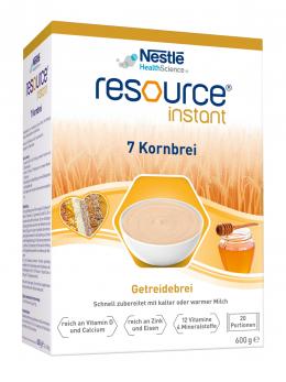 Ein aktuelles Angebot für Resource Instant 7 Kornbrei 2 X 300 g Pulver Gewichtskontrolle - jetzt kaufen, Marke Nestle Health Science (Deutschland) GmbH.
