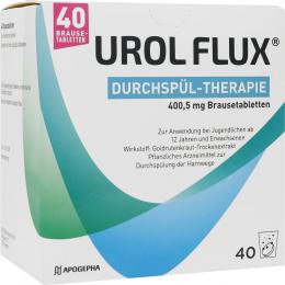 Ein aktuelles Angebot für UROL FLUX Durchspül-Therapie Brausetabletten 40 St Brausetabletten Blase, Niere & Prostata - jetzt kaufen, Marke Apogepha Arzneimittel GmbH.