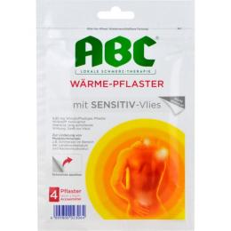 ABC Wärme-Pflaster sensitive Hansaplast med 10x14 4 St.