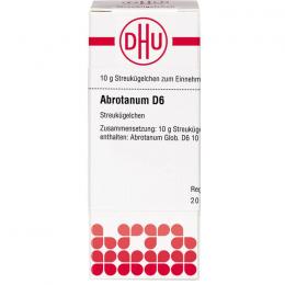 ABROTANUM D 6 Globuli 10 g