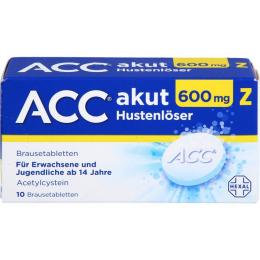 ACC akut 600 Z Hustenlöser Brausetabletten 10 St.