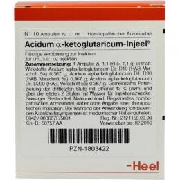 ACIDUM ALPHA-KETOGLUTARICUM Injeel Ampullen 10 St