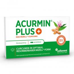 Ein aktuelles Angebot für ACURMIN PLUS Das Mizell-Curcuma 60 St Weichkapseln Multivitamine & Mineralstoffe - jetzt kaufen, Marke Cellavent Healthcare GmbH.