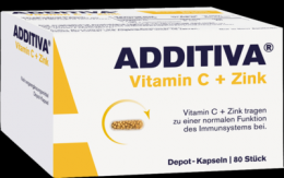 ADDITIVA Vitamin C+Zink Depotkaps.Aktionspackung 38 g