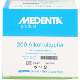 ALKOHOLTUPFER 70% Isopropyl Alkohol 200 St.