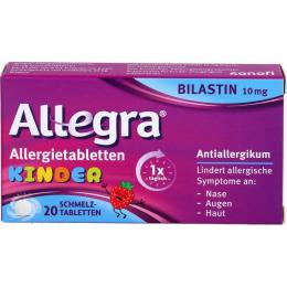 ALLEGRA Allergietabletten Kinder 10 mg Schmelztab. 20 St.