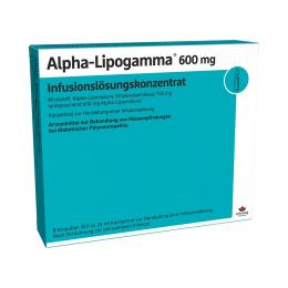 ALPHA LIPOGAMMA 600 Inf.Lsg.Konzentrat Inf.-Lsg. 5 X 24 ml Infusionslösungskonzentrat