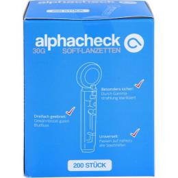 ALPHACHECK soft Lanzetten 30 G 200 St.