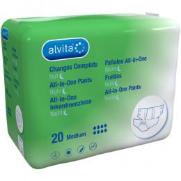 Ein aktuelles Angebot für ALVITA All-in-One Inkontinenzhose maxi med.Nacht 20 St ohne  - jetzt kaufen, Marke The Boots Company PLC.