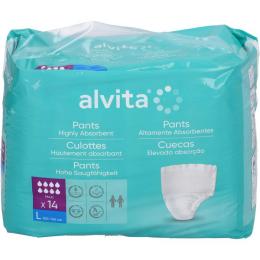 ALVITA Inkontinenz Pants large 14 St.
