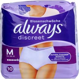 ALWAYS discreet Inkontinenz Pants plus M 10 St.