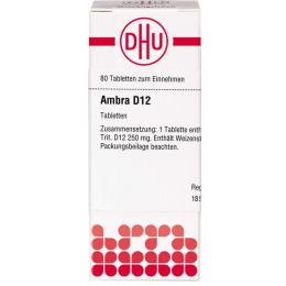 AMBRA D 12 Tabletten 80 St.
