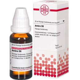 AMBRA D 6 Dilution 20 ml