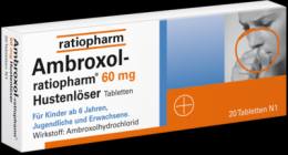 AMBROXOL-ratiopharm 60 mg Hustenlöser Tabletten 20 St