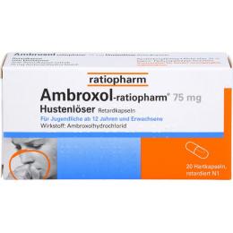 AMBROXOL-ratiopharm 75 mg Hustenlöser Retardkaps. 20 St.