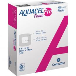 Ein aktuelles Angebot für AQUACEL Foam Pro 10x10 cm Hydrofiber Schaumverband 10 St Verband  - jetzt kaufen, Marke Convatec (Germany) GmbH.
