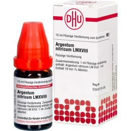 ARGENTUM NITRICUM LM XVIII Dilution 10 ml