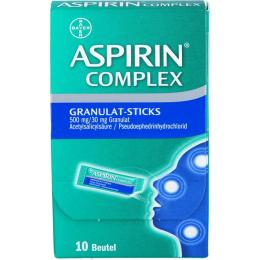 ASPIRIN Complex Granulat-Sticks 500 mg/30 mg Gran. 10 St.