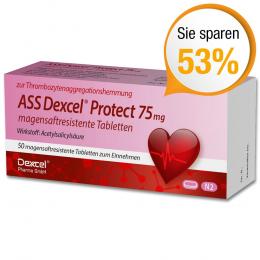 ASS Dexcel Protect 75mg 50 St Tabletten magensaftresistent