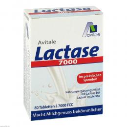 Ein aktuelles Angebot für Avitale Lactase 7000 FCC 80 St Tabletten Blähungen & Krämpfe - jetzt kaufen, Marke Avitale GmbH.