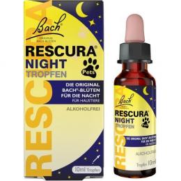 BACHBLÜTEN Original Rescura Night Pets Tro.alk.fr. 10 ml