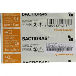 Ein aktuelles Angebot für BACTIGRAS Paraffingaze 5x5cm 1 St Wundgaze Verbandsmaterial - jetzt kaufen, Marke Bios Medical Services GmbH Medizinprodukte.