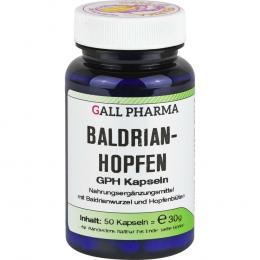 Ein aktuelles Angebot für BALDRIAN HOPFEN GPH Kapseln 50 St Kapseln Beruhigungsmittel - jetzt kaufen, Marke Hecht Pharma GmbH.