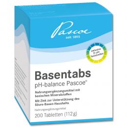 Ein aktuelles Angebot für Basentabs pH-balance PASCOE 200 St Tabletten Säure-Basen-Haushalt - jetzt kaufen, Marke PASCOE Vital GmbH.