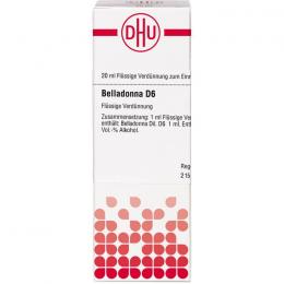 BELLADONNA D 6 Dilution 20 ml