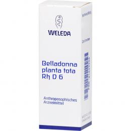 Ein aktuelles Angebot für BELLADONNA PLANTA tota Rh D 6 Dilution 20 ml Dilution Naturheilkunde & Homöopathie - jetzt kaufen, Marke Weleda AG.