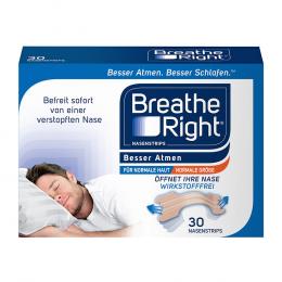 BESSER Atmen Breathe Right Nasenpfl.normal beige 30 St Pflaster