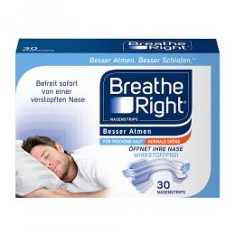 Ein aktuelles Angebot für BESSER Atmen Breathe Right Nasenpfl.normal transp. 30 St Pflaster Häusliche Pflege - jetzt kaufen, Marke Pharma Netzwerk PNW GmbH.