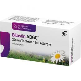 BILASTIN ADGC 20 mg Tabletten bei Allergie 50 St.