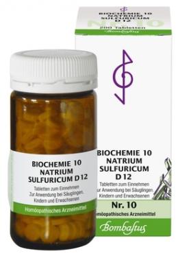 BIOCHEMIE 10 Natrium sulfuricum D 12 Tabletten 200 St