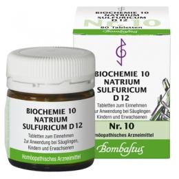 BIOCHEMIE 10 Natrium sulfuricum D 12 Tabletten 80 St