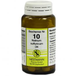 BIOCHEMIE 10 Natrium sulfuricum D 6 Tabletten 100 St Tabletten