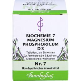 BIOCHEMIE 7 Magnesium phosphoricum D 3 Tabletten 80 St.