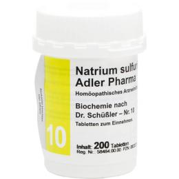 BIOCHEMIE Adler 10 Natrium sulfuricum D 6 Tabl. 200 St.